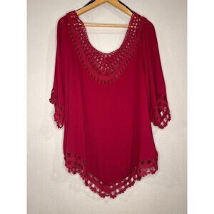 NWT City Chic Catalina Island crochet top 18